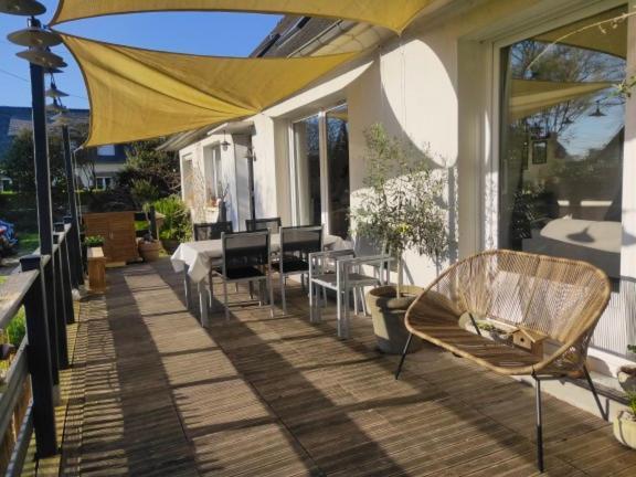 Chambres D'Hotes Et Gite D'Etape Avel Glaz モルレー エクステリア 写真